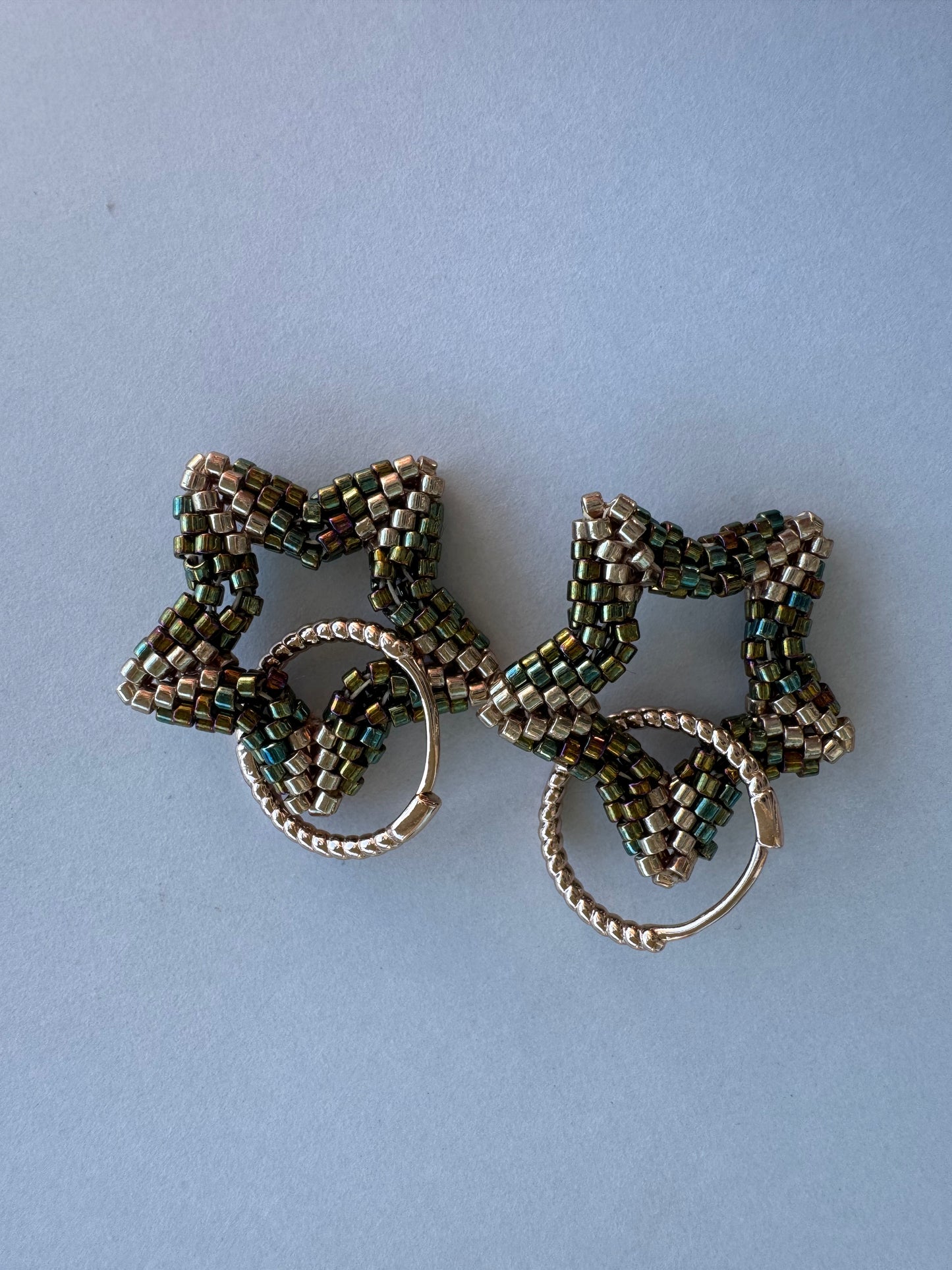 Celestial Knot Beaded Earrings