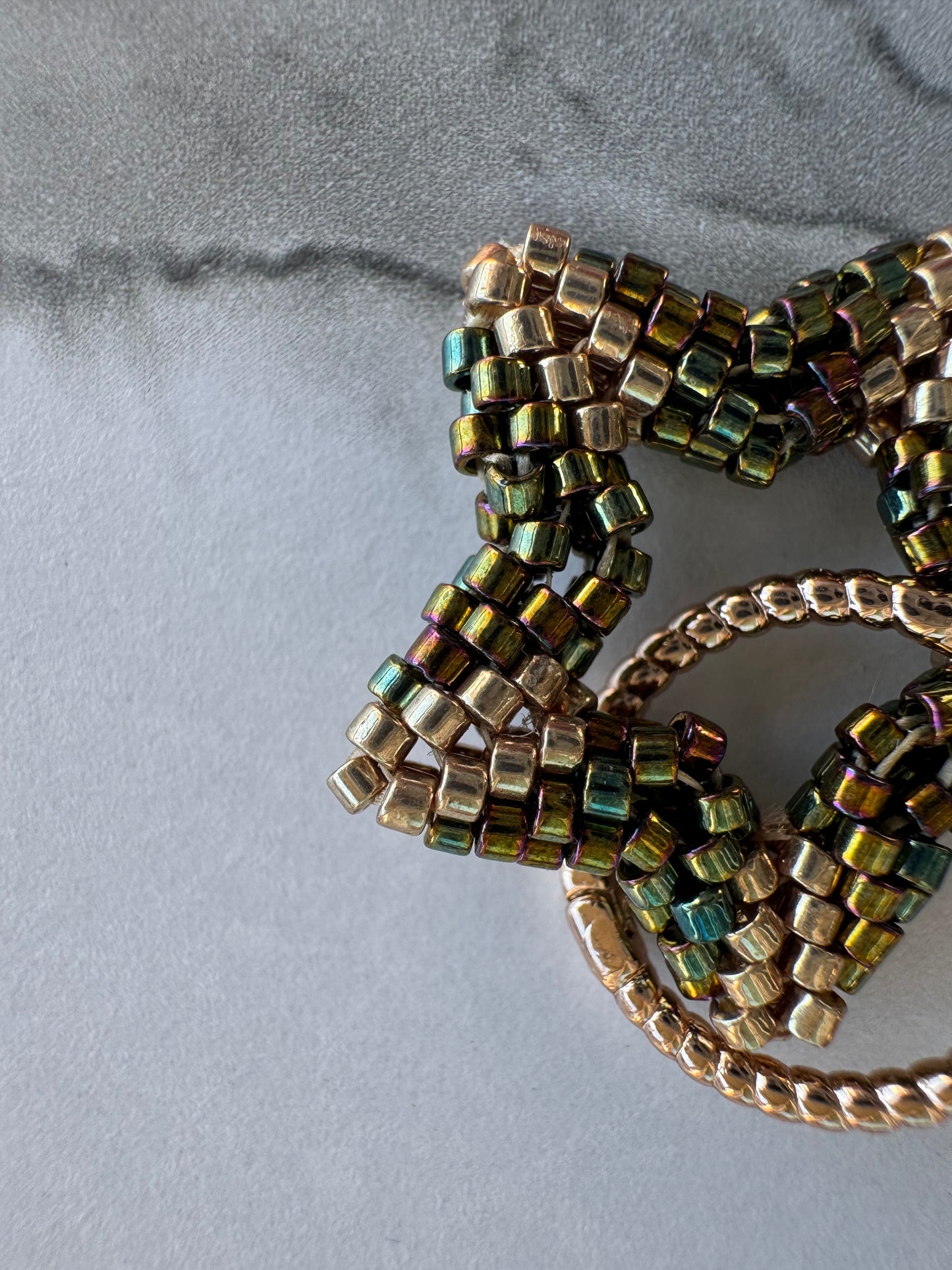 Celestial Knot Beaded Earrings
