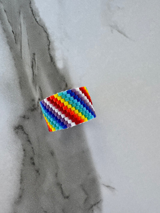 Rainbow Soul Ring – Handcrafted Joy & Self-Expression Ring