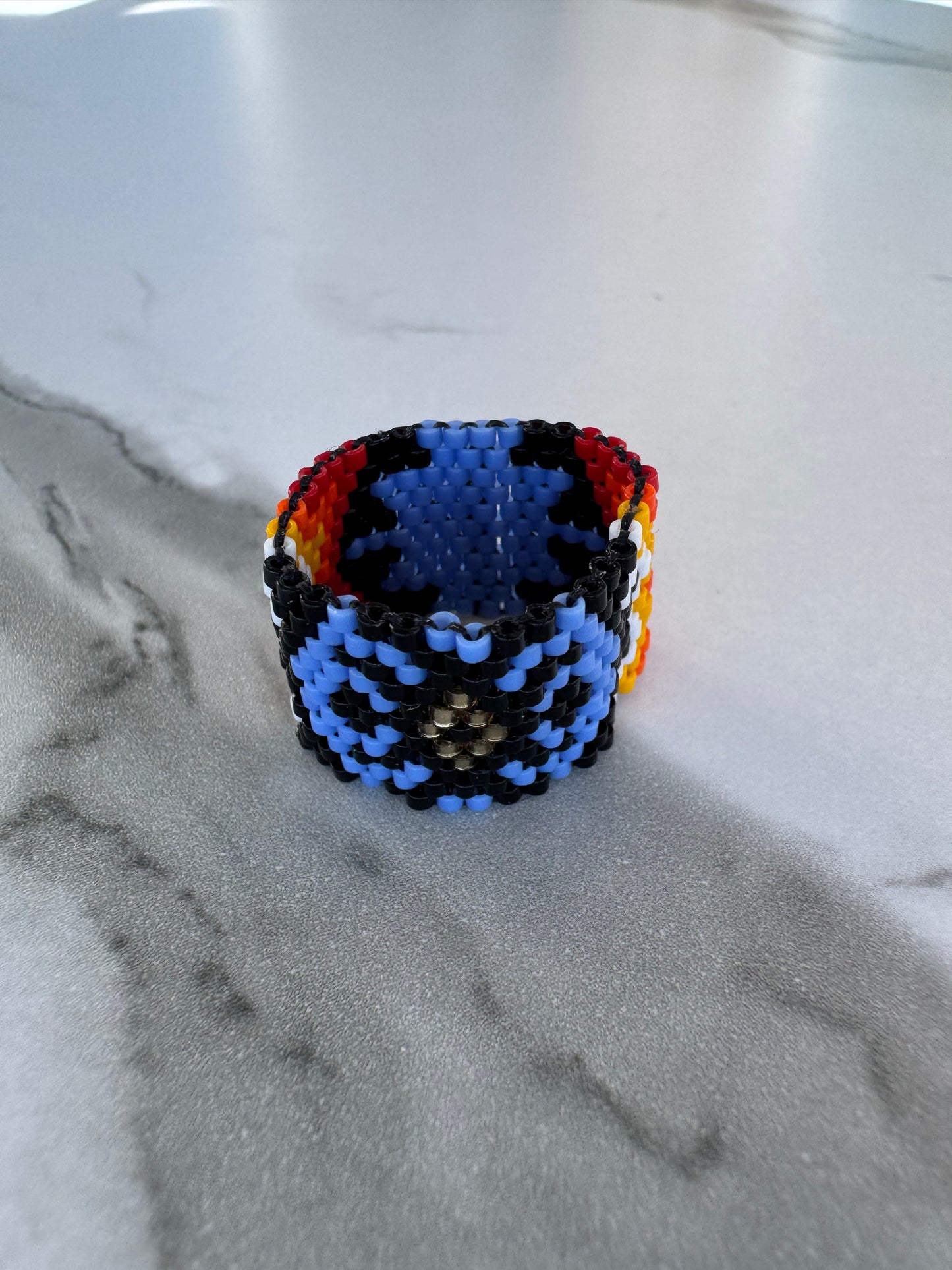 Midnight Vision Ring – Handcrafted Protection & Inner Strength Ring