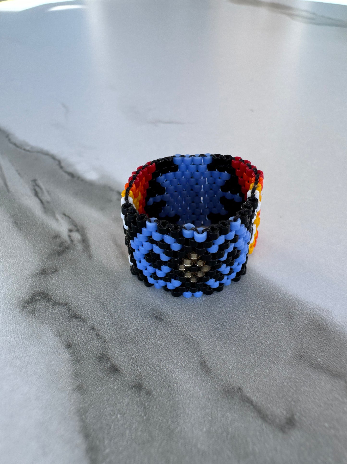 Midnight Vision Ring – Handcrafted Protection & Inner Strength Ring